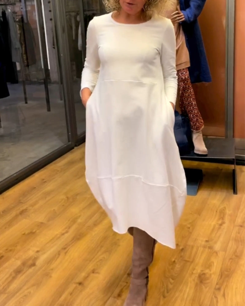 ALINA™ -  Chic Midi Dress