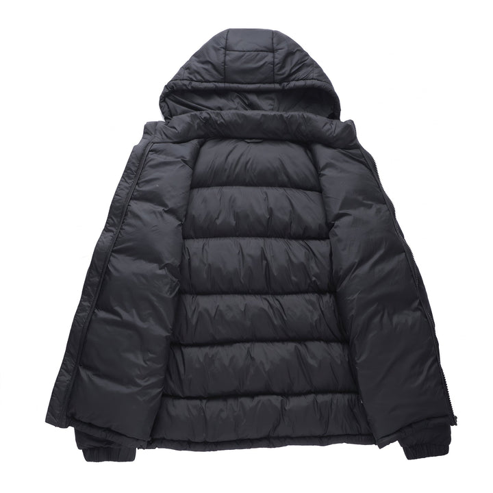 Men's Puffer Jacket, Lightweight Hooded Quilted Zip Up