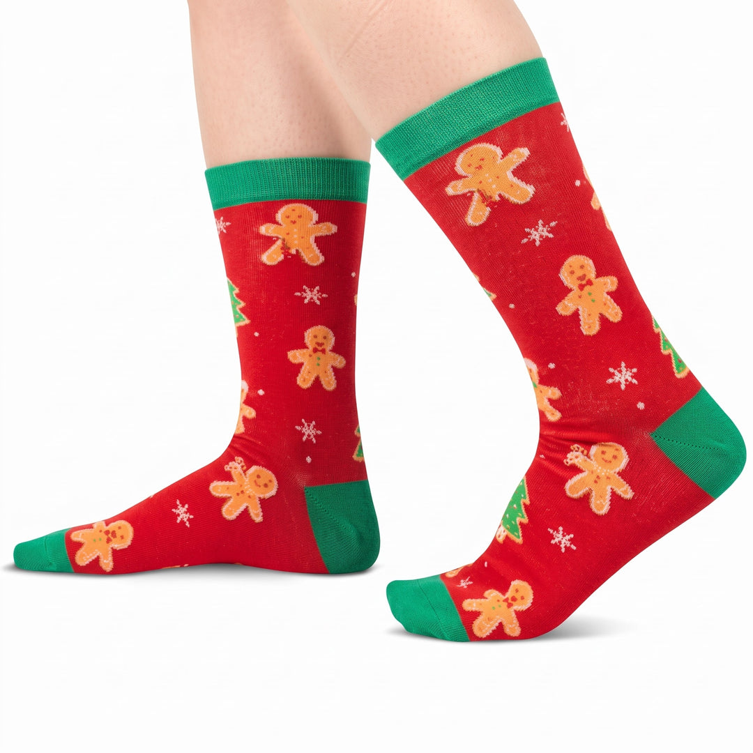Holiday Funny Christmas Socks, Unisex Novelty Festive