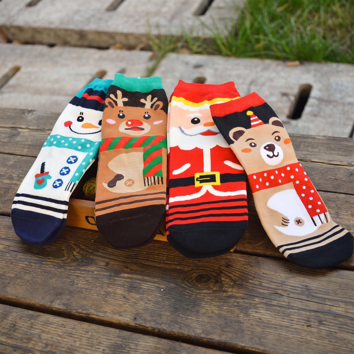 Holiday Novelty Christmas Socks 3 Pack, Unisex Festive Fun Cartoon Character