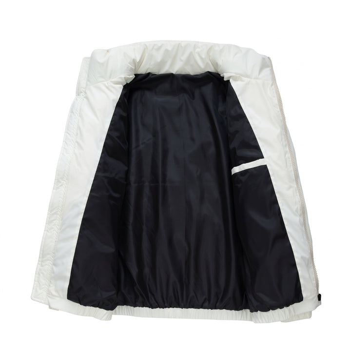 Men's Puffer Jacket, Longline Padded Stand Collar
