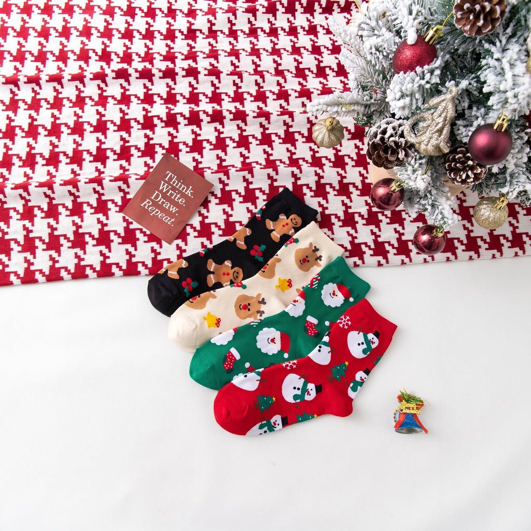 Holiday Novelty Christmas Socks, Unisex Fun Festive