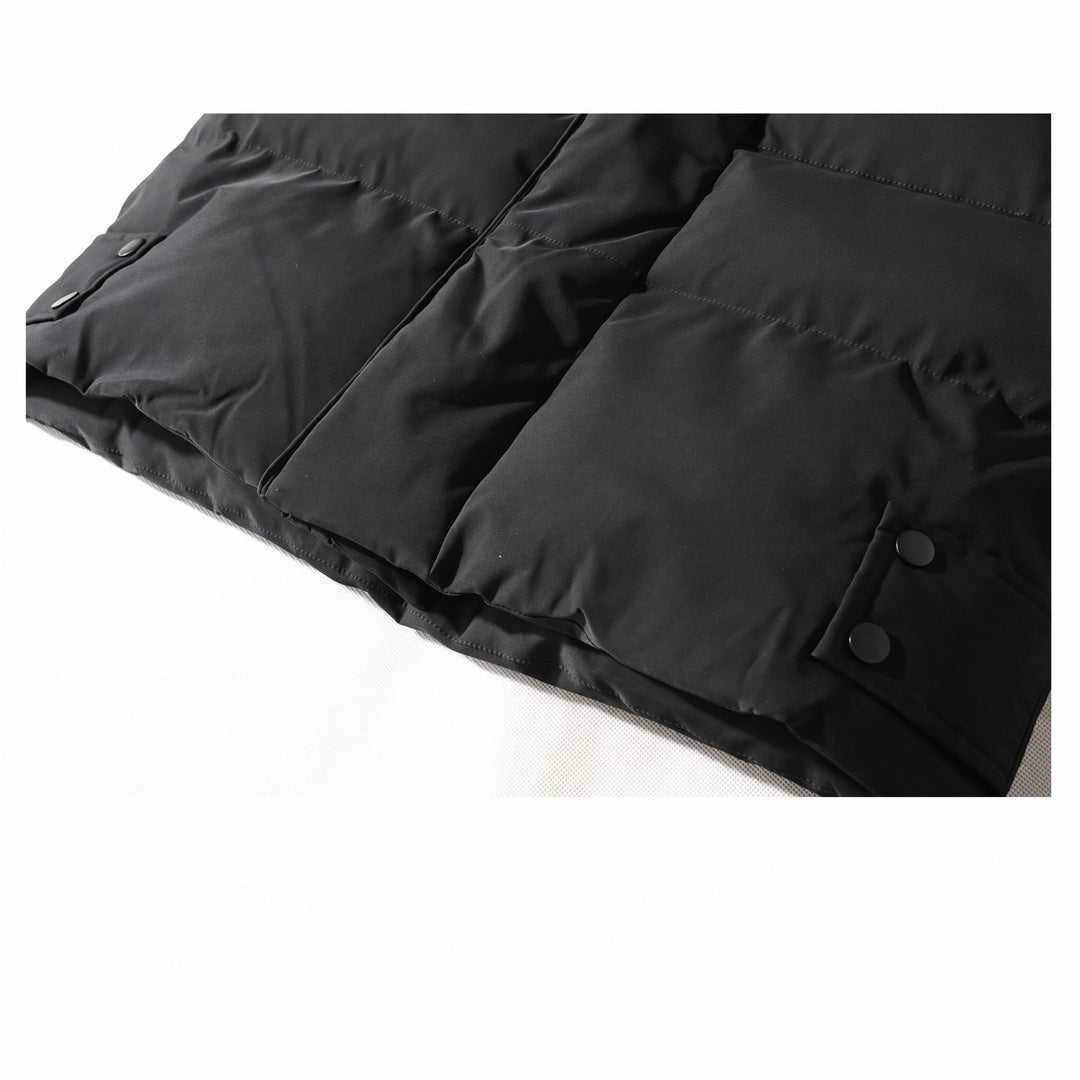 Men's Puffer Jacket, Long Padded Hooded Oversized Fit