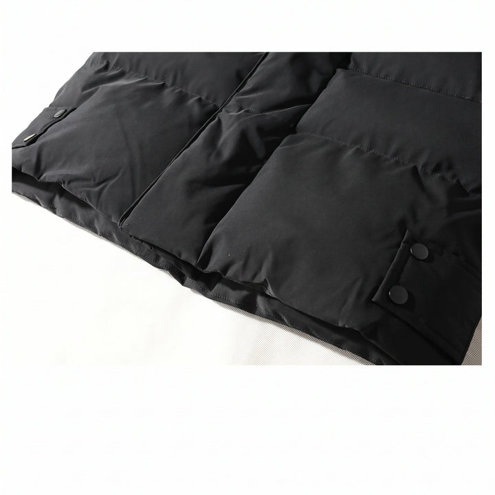 Men's Puffer Jacket, Long Padded Hooded Oversized Fit