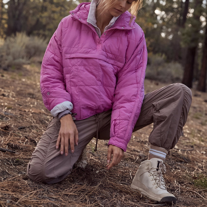 Women's Hooded Puffer Jacket, Padded Quilted Oversize Boxy