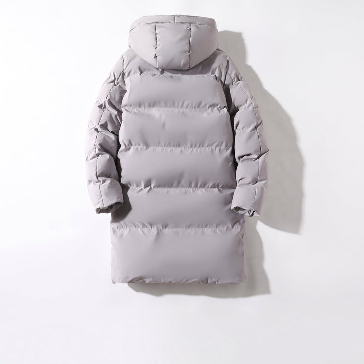 Men's Puffer Jacket, Long Padded Hooded Oversized Fit