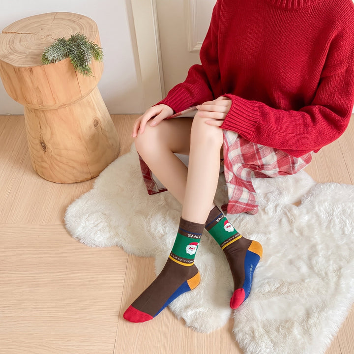 Holiday Novelty Christmas Socks, Unisex Festive Fun Knit