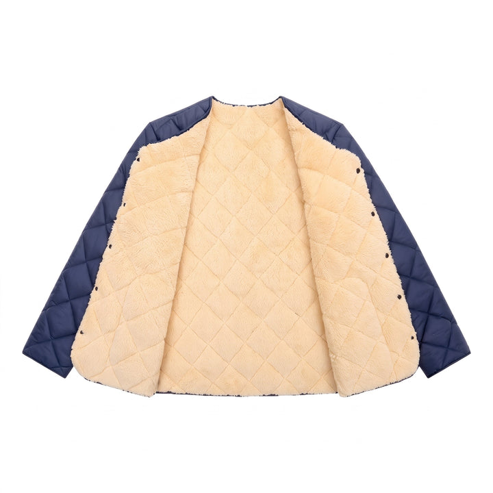 Men's Puffer Jacket, Padded Quilted Short Relaxed Fit