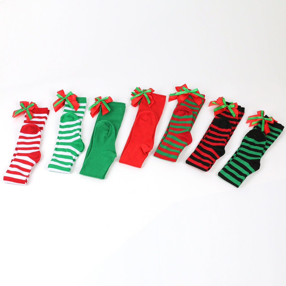 Holiday Novelty Christmas Socks, Unisex Festive Long