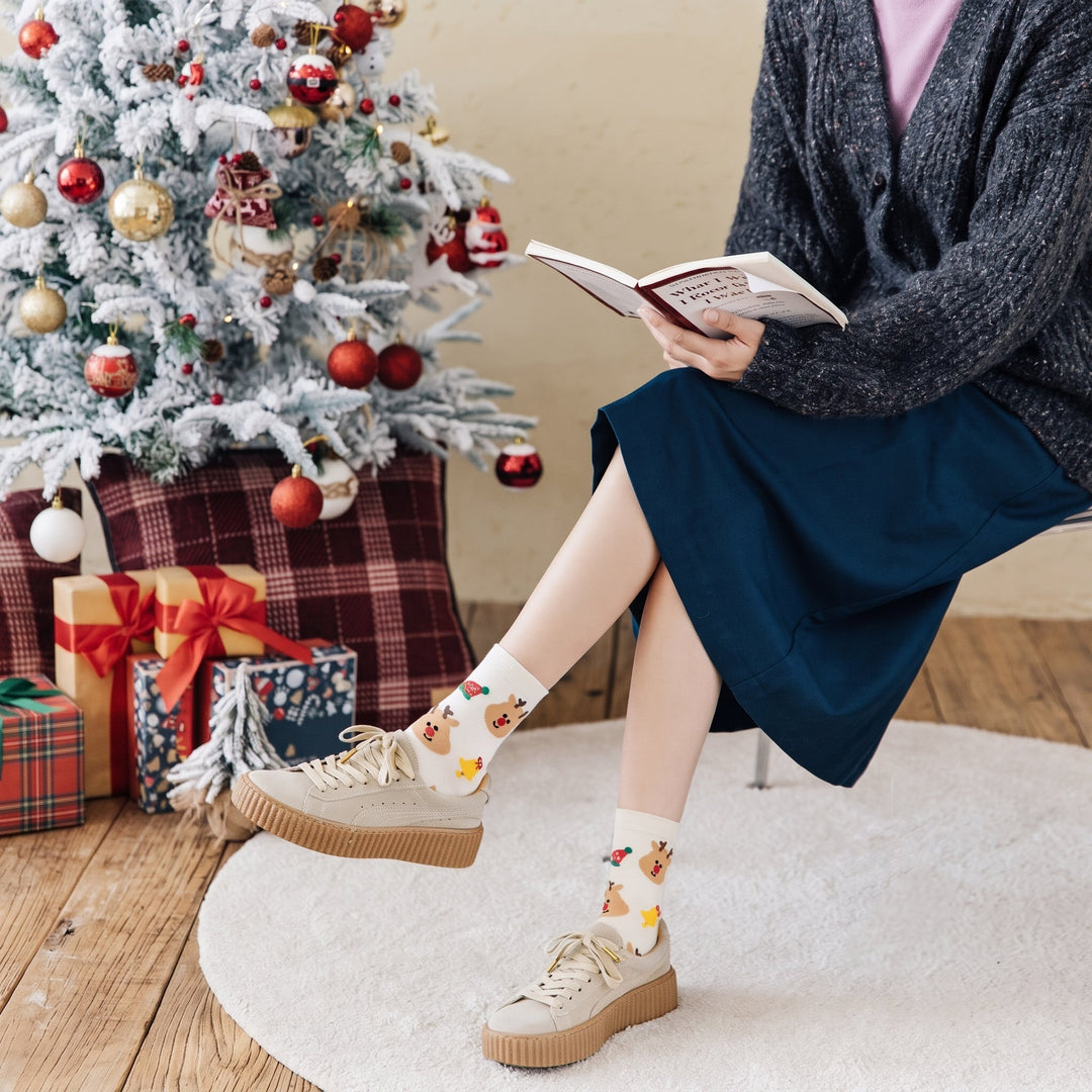 Holiday Novelty Christmas Socks, Unisex Fun Festive