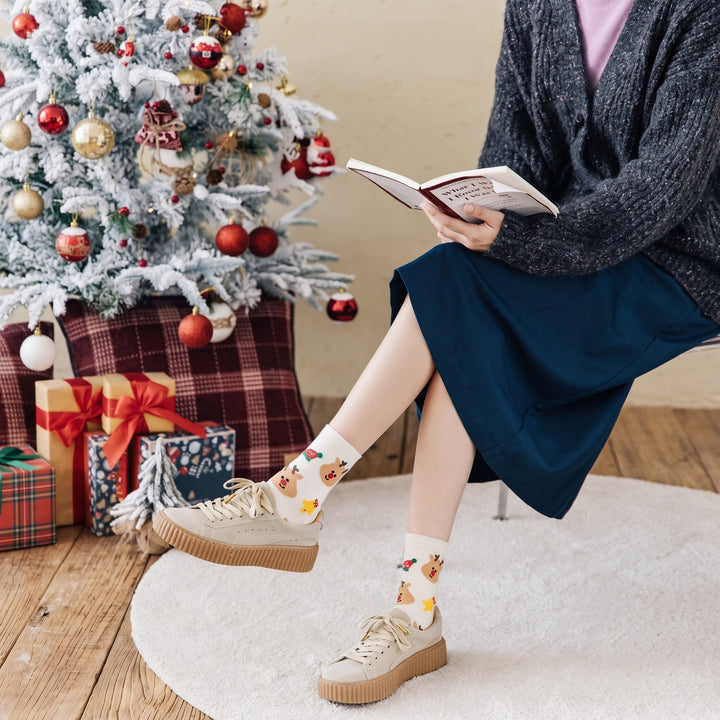 Holiday Novelty Christmas Socks, Unisex Fun Festive