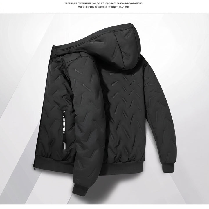 Men's Puffer Jacket, Padded Hooded Quilted Relaxed Fit