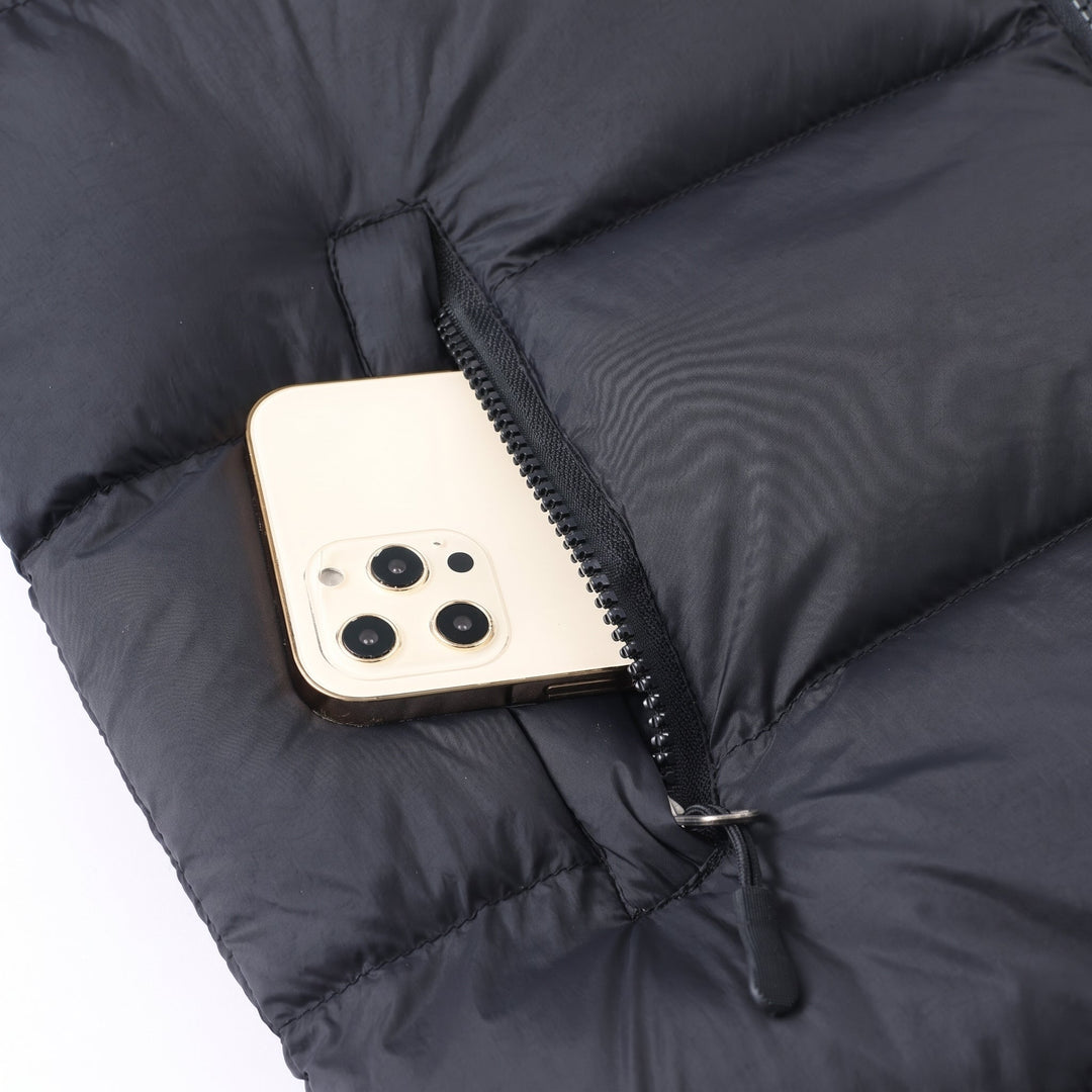 Men's Puffer Jacket, Lightweight Hooded Quilted Zip Up