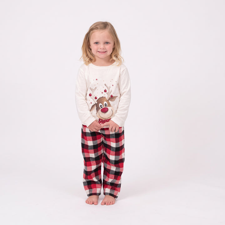 Family Matching Christmas PJs detail