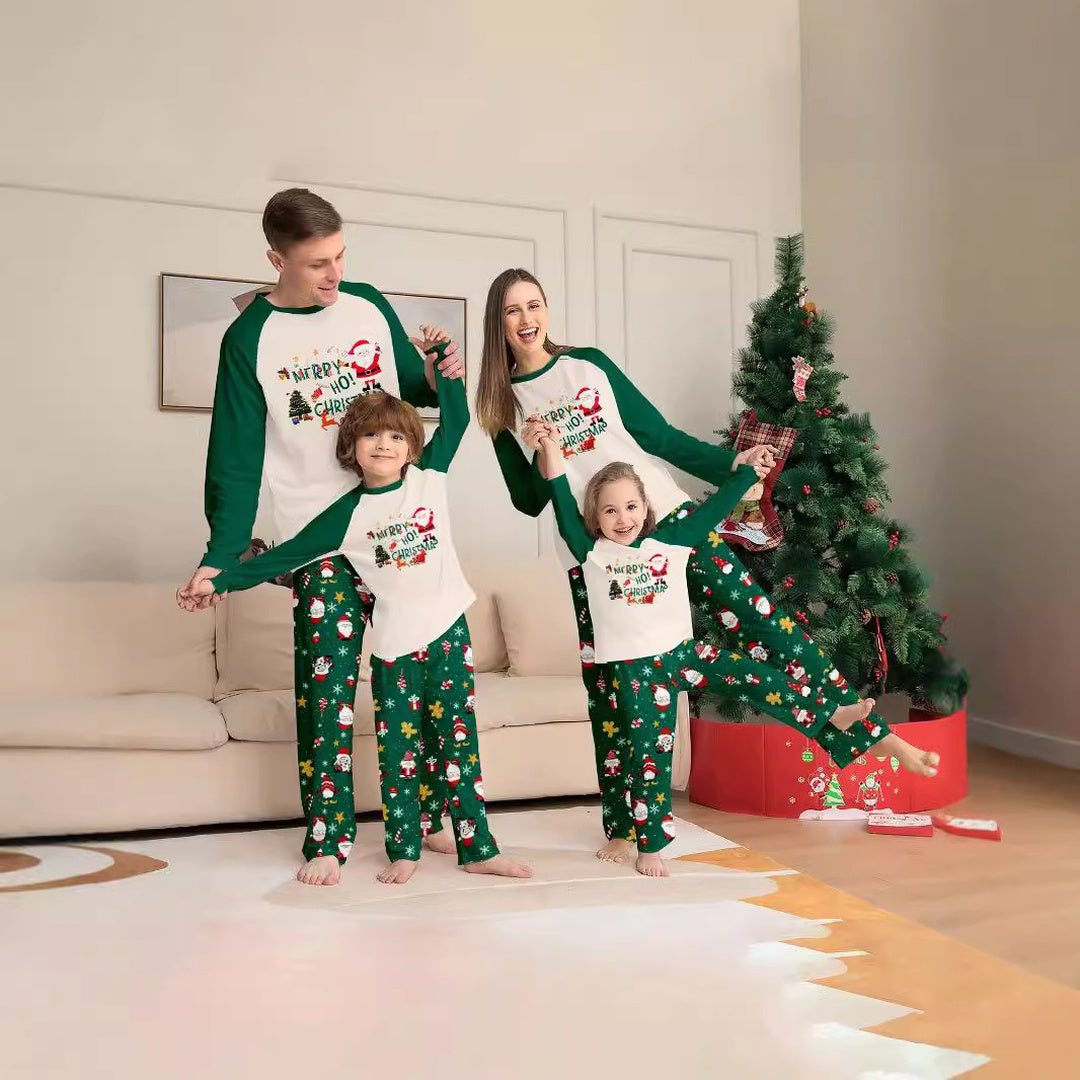 Family Matching Christmas PJs detail