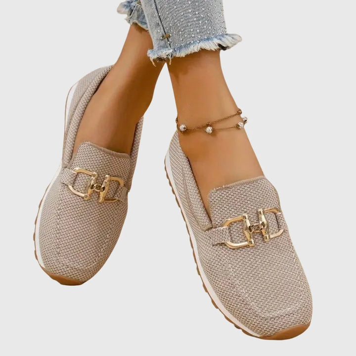 Women's Orthopedic Loafers in beige