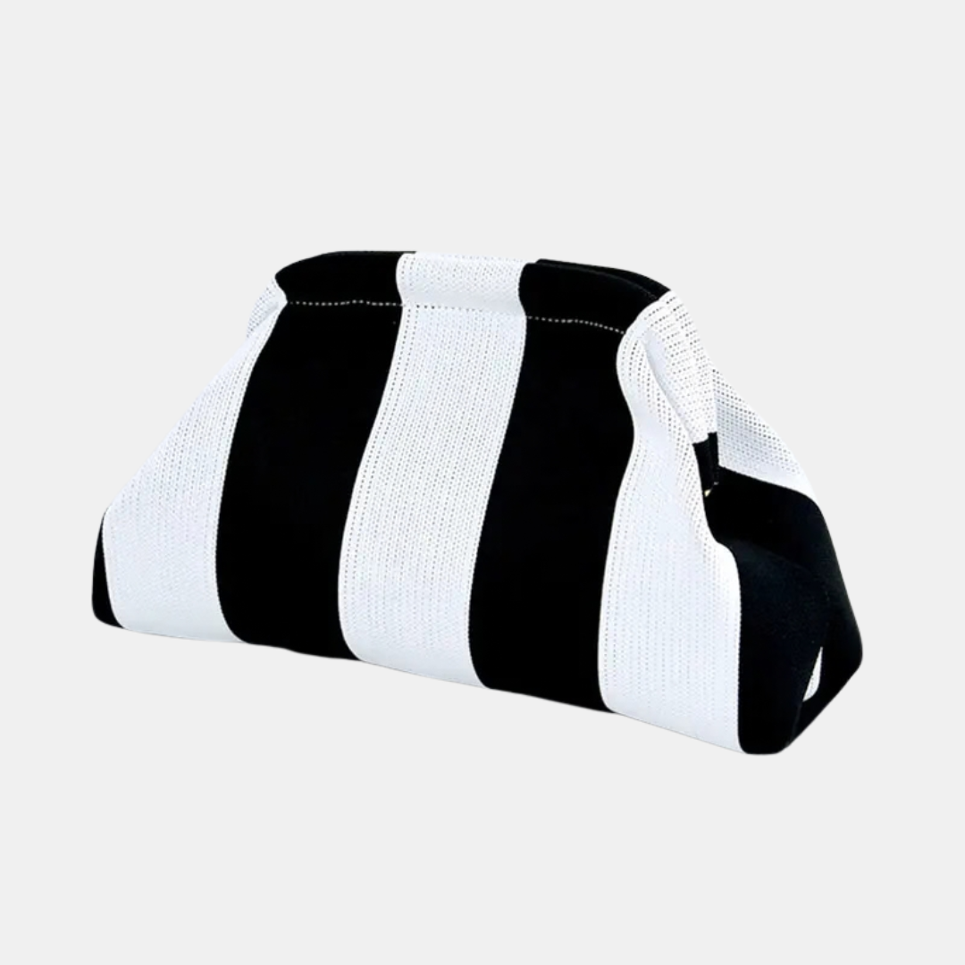 Women's Clutch Bag in black and white