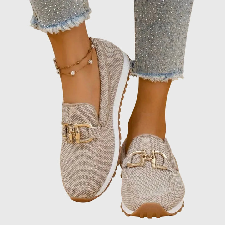 Women's Orthopedic Loafers in beige