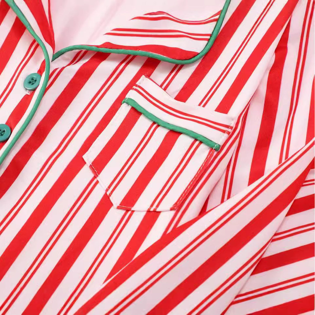 Family Matching Christmas PJs detail