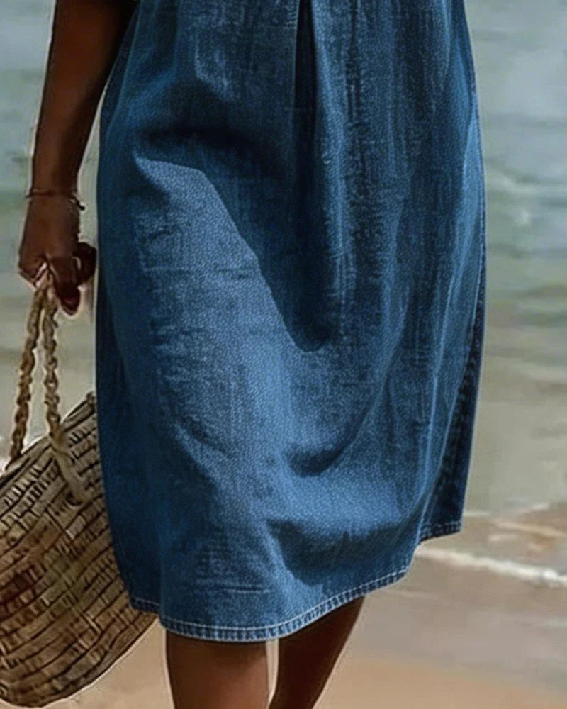 Women's Summer Midi Dress detail