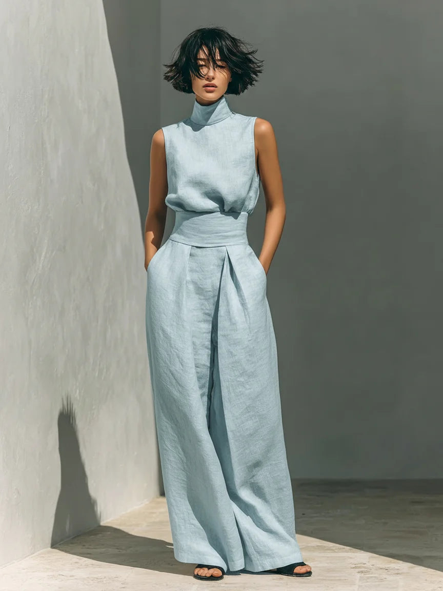 Women's Matching Set in light blue