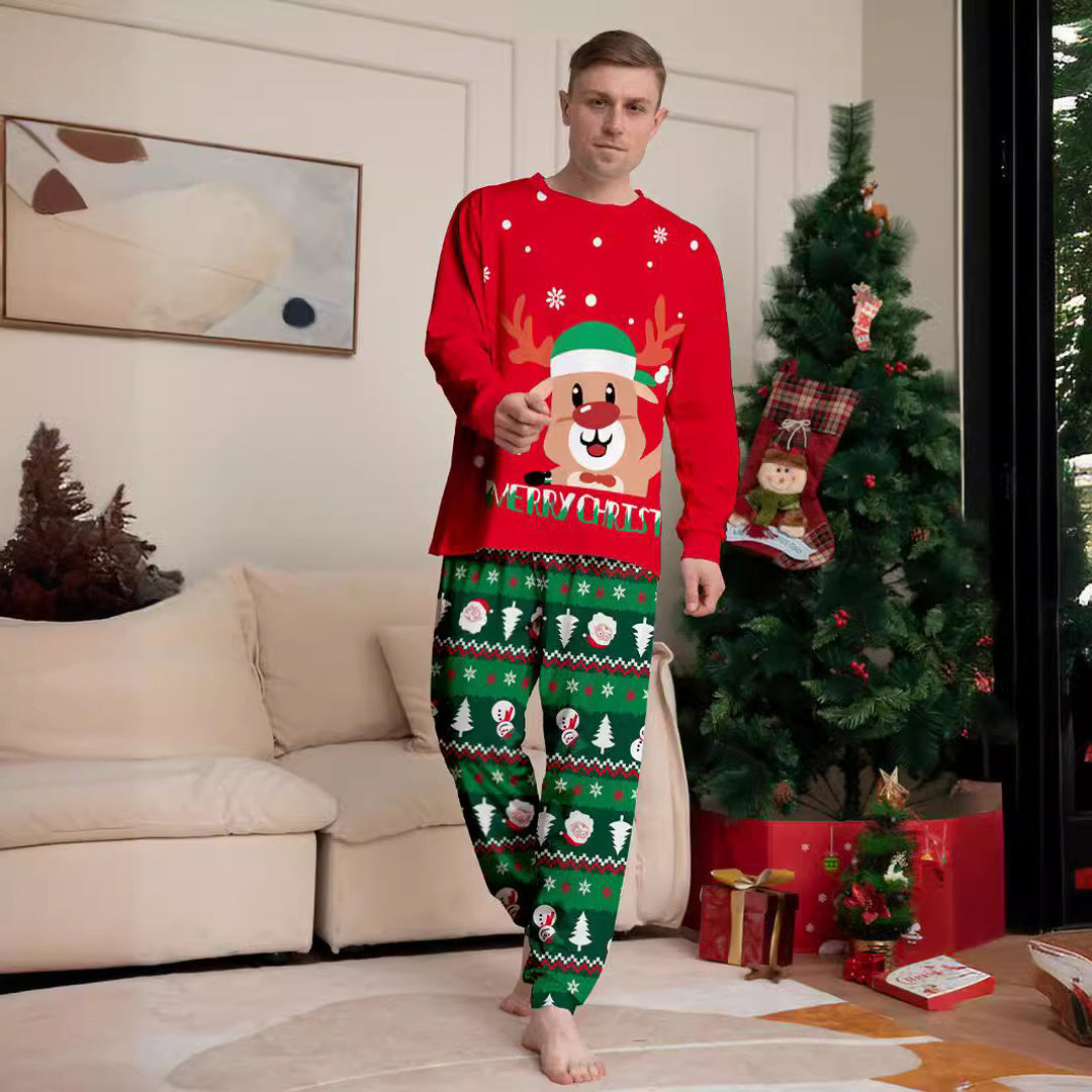Family Matching Christmas PJs detail