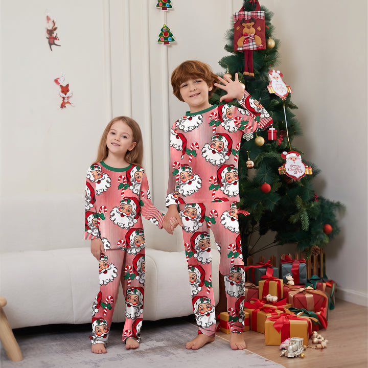 Family Matching Christmas PJs detail