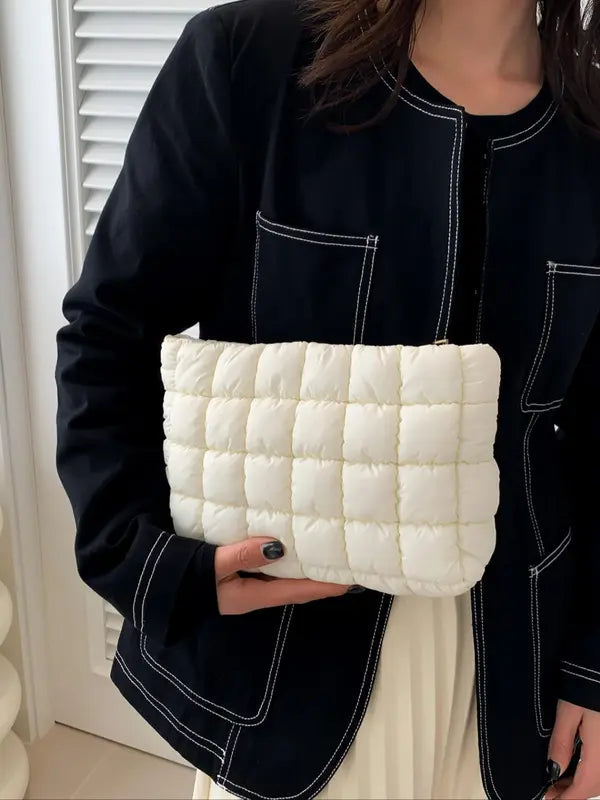 Women's Clutch Bag in off white