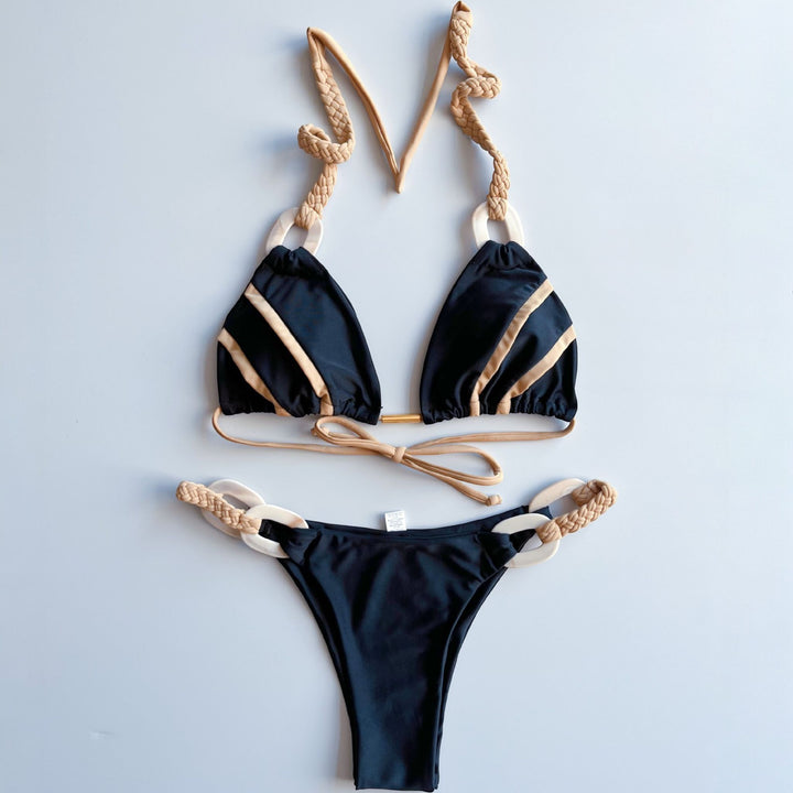 Women's Halter Bikini in black