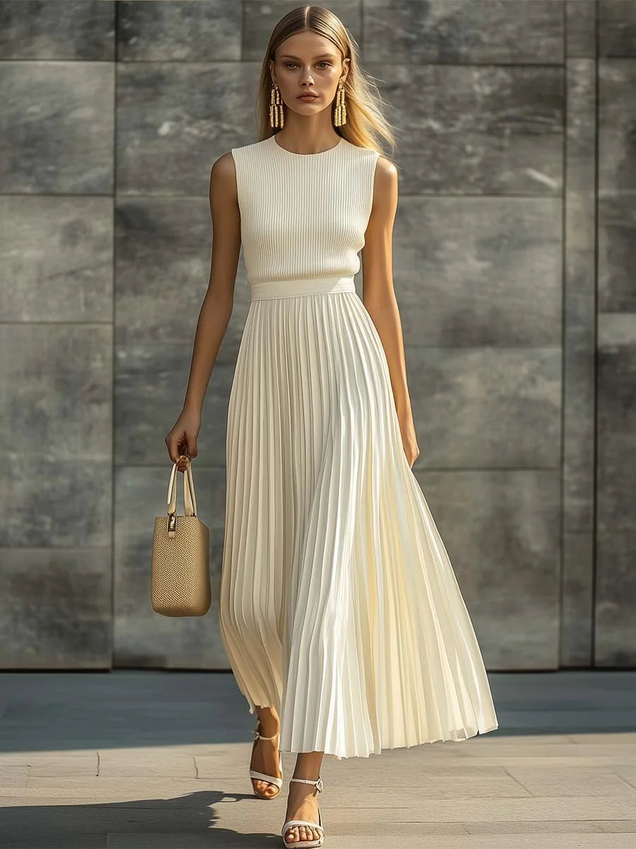 Women's Summer Maxi Dress in cream