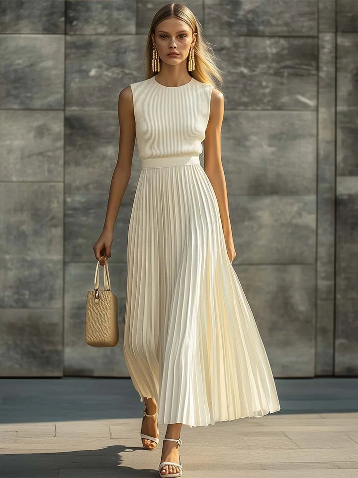 Women's Summer Maxi Dress in cream