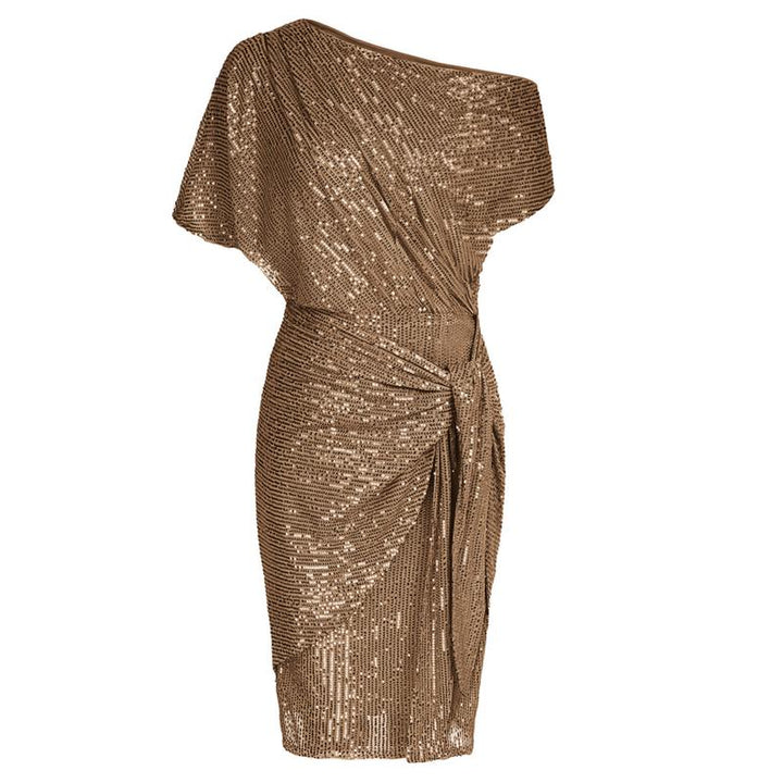 AURELIA™ - Elegant Sequined  Off-Shoulder Bodycon Party Dress