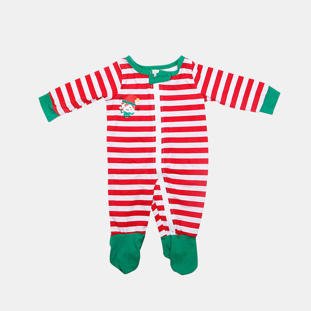Family Matching Christmas PJs detail