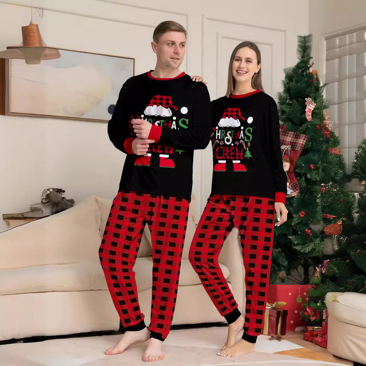 Family Matching Christmas PJs detail