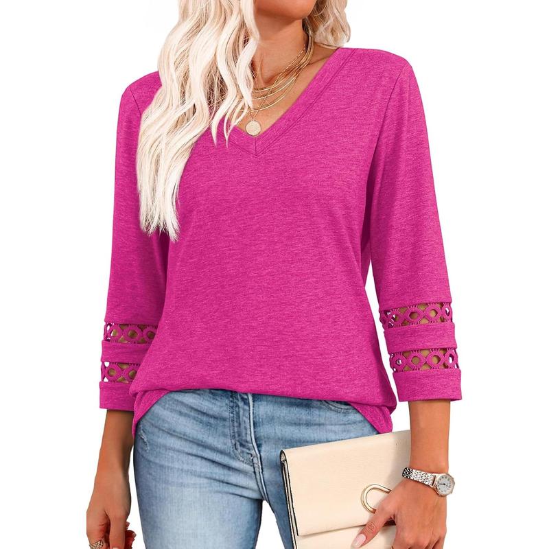 STYLI™ –  Chic Casual V-Neck Summer Top