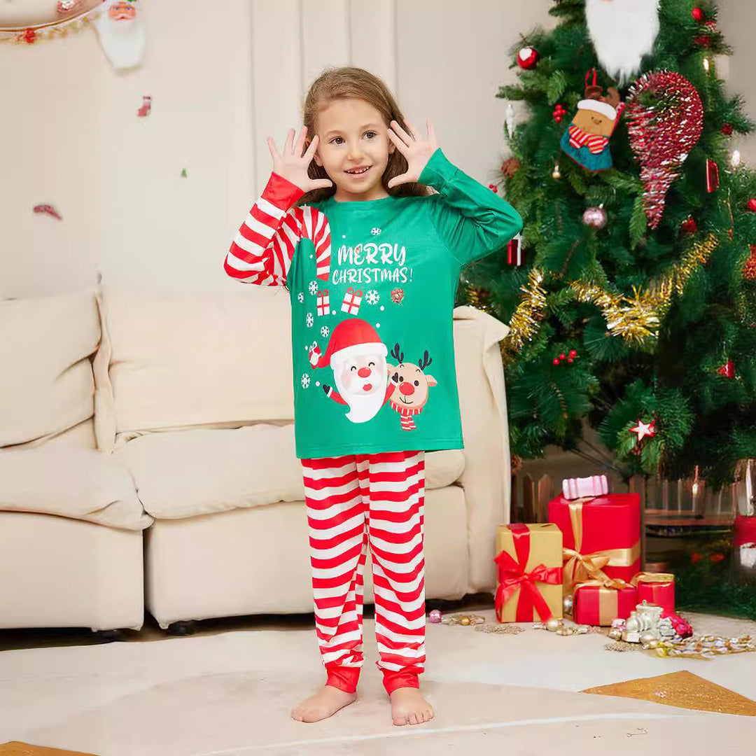 Family Matching Christmas PJs detail