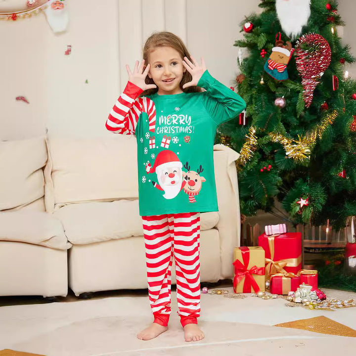 Family Matching Christmas PJs detail