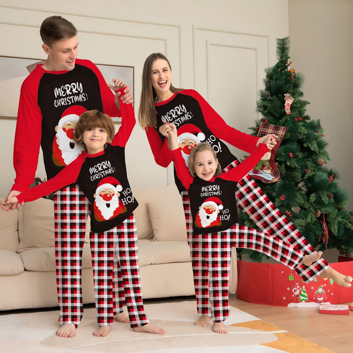 Family Matching Christmas PJs detail