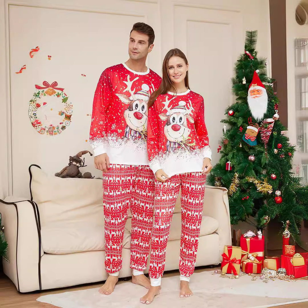 Family Matching Christmas PJs detail