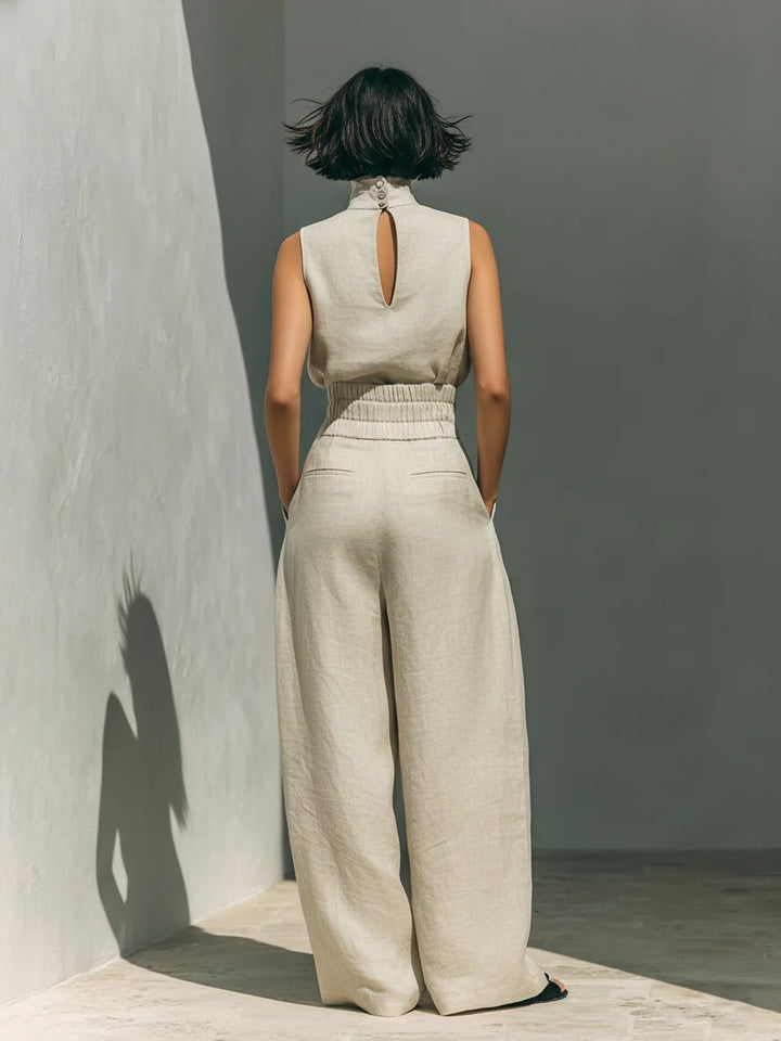 Women's Matching Set in khaki