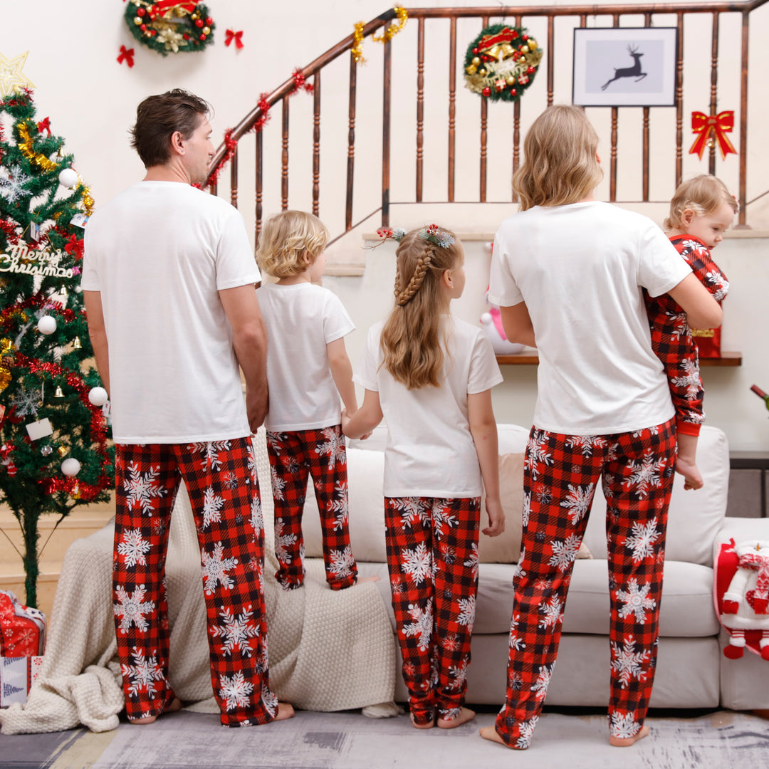 Family Matching Christmas PJs detail