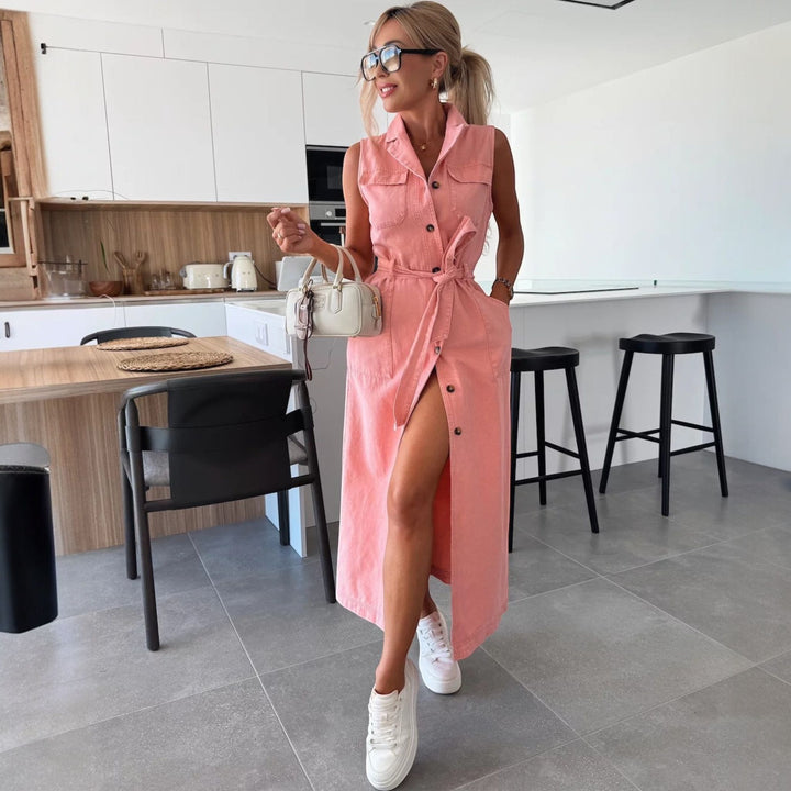 Women's Summer Maxi Dress in pink