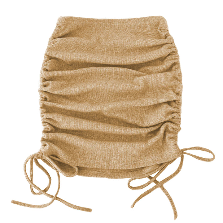 Women's Short Mini Skirt in khaki