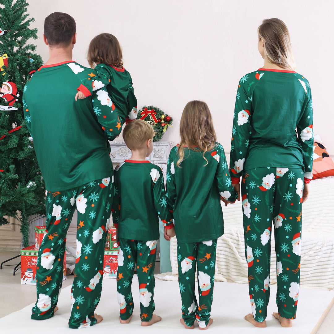 Family Matching Christmas PJs detail