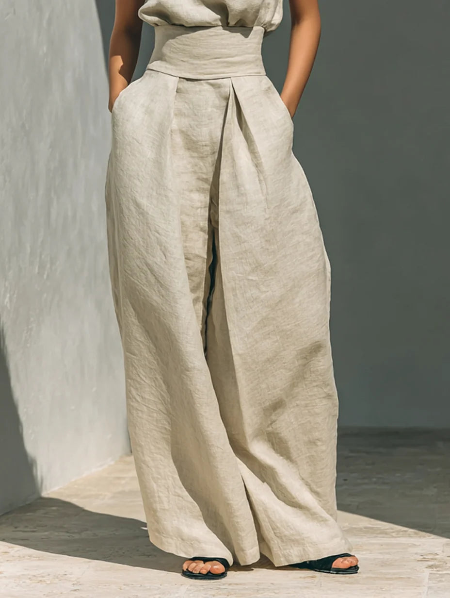 Women's Matching Set in khaki