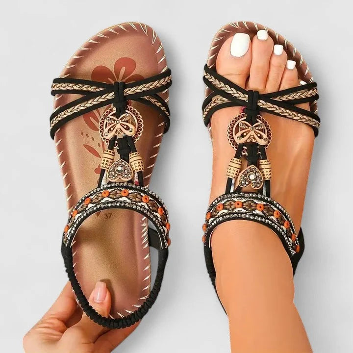 Women's Orthopedic Sandals in black