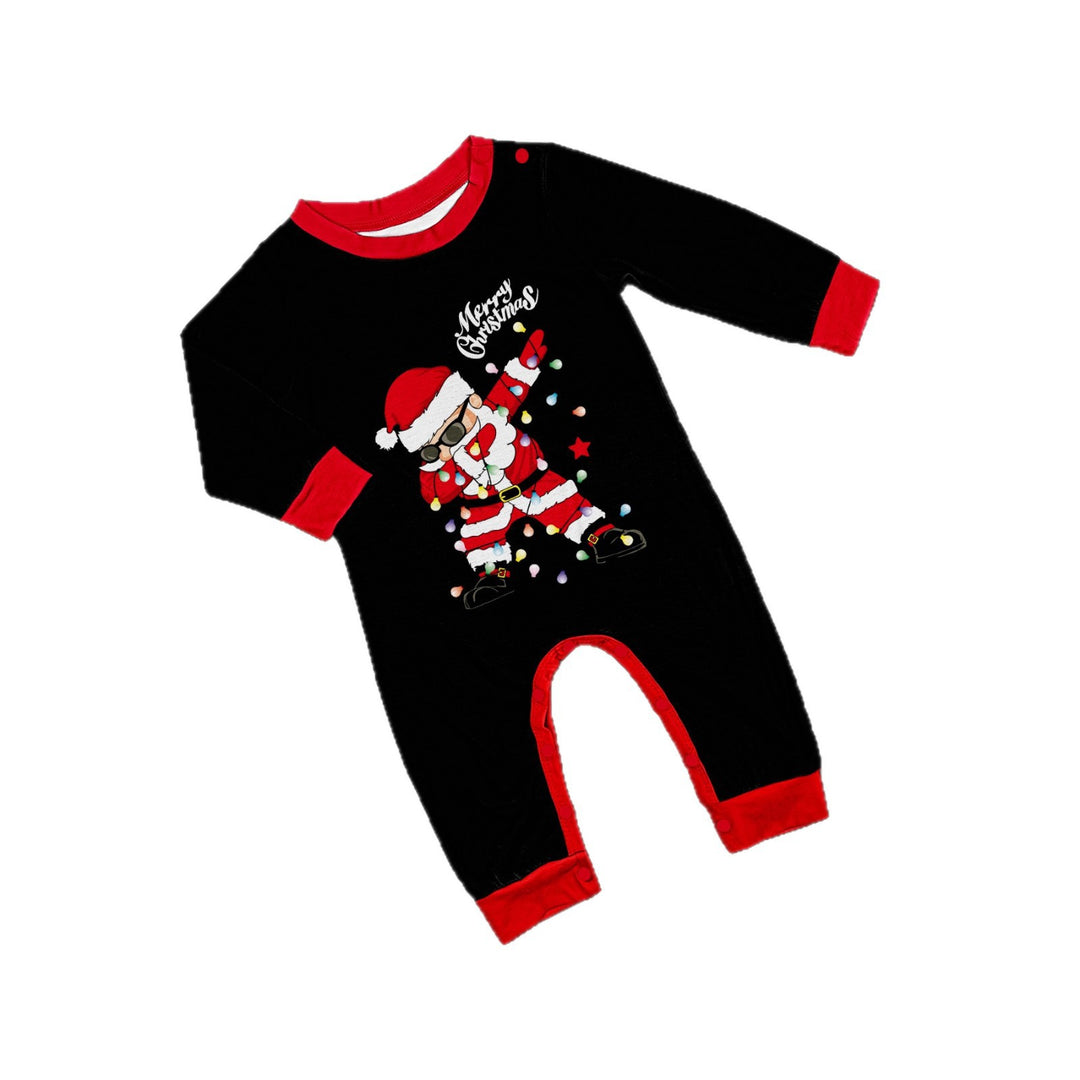 Family Matching Christmas PJs detail