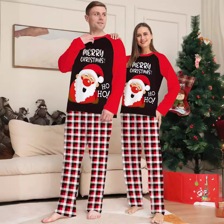 Family Matching Christmas PJs detail