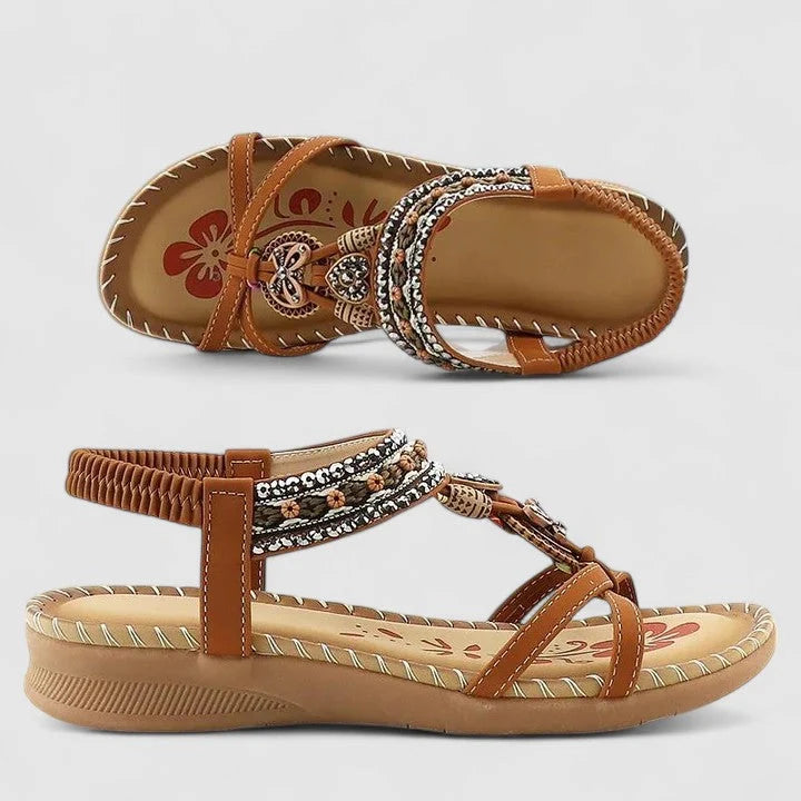 Women's Orthopedic Sandals in beige
