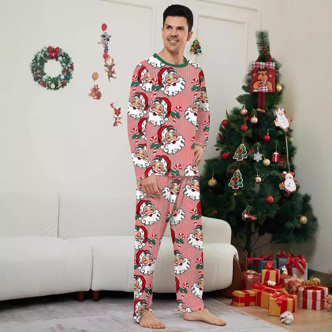Family Matching Christmas PJs detail